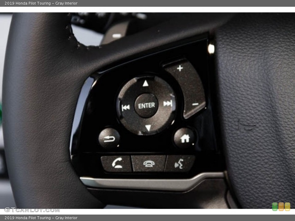 Gray Interior Steering Wheel for the 2019 Honda Pilot Touring #128858766