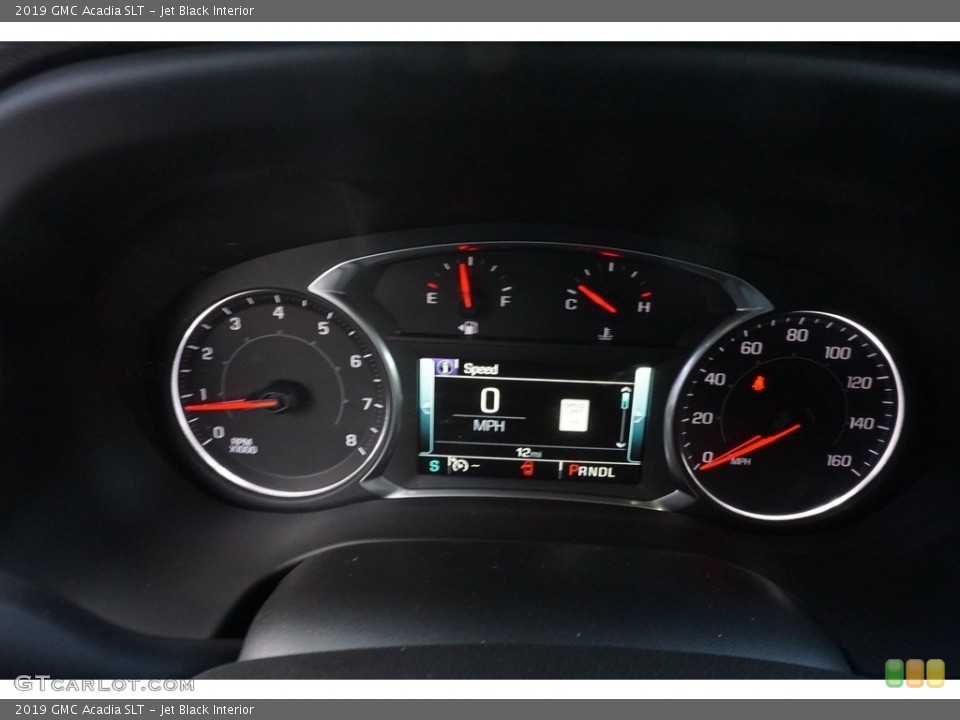 Jet Black Interior Gauges for the 2019 GMC Acadia SLT #128860479