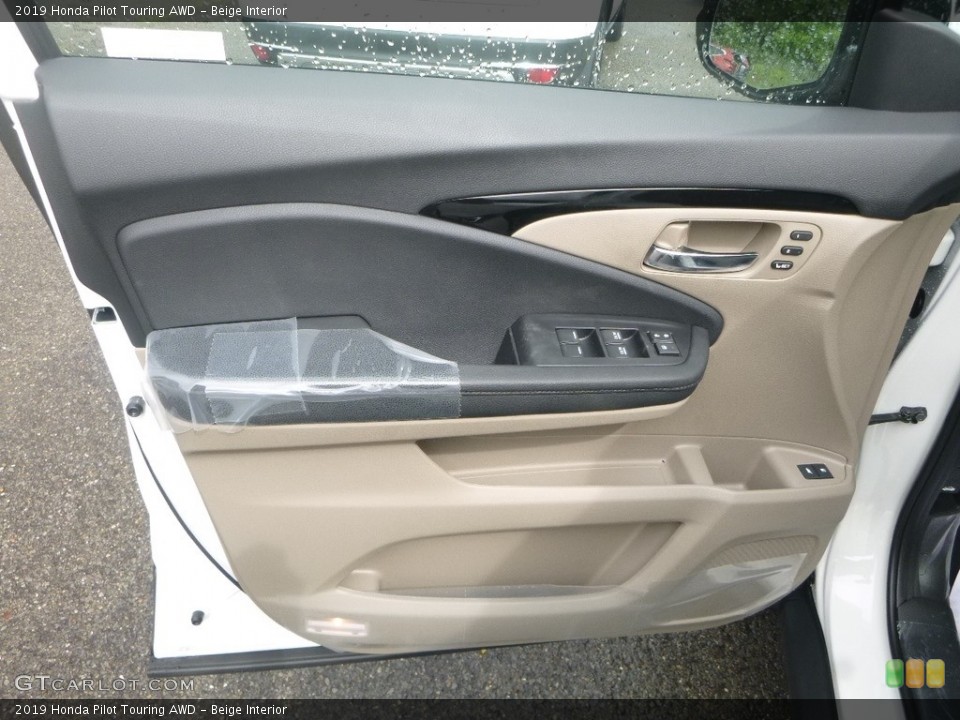 Beige Interior Door Panel for the 2019 Honda Pilot Touring AWD #128873737