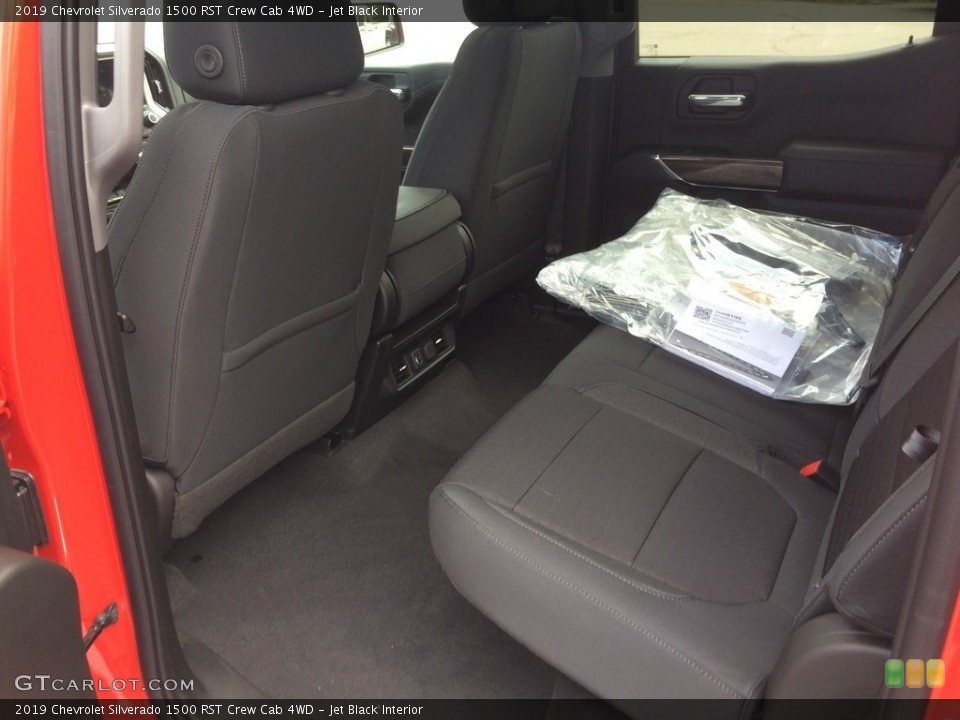 Jet Black Interior Rear Seat for the 2019 Chevrolet Silverado 1500 RST Crew Cab 4WD #128875119