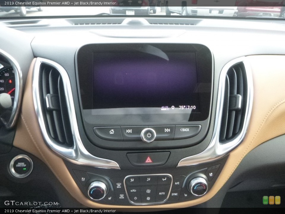 Jet Black/Brandy Interior Controls for the 2019 Chevrolet Equinox Premier AWD #128881837