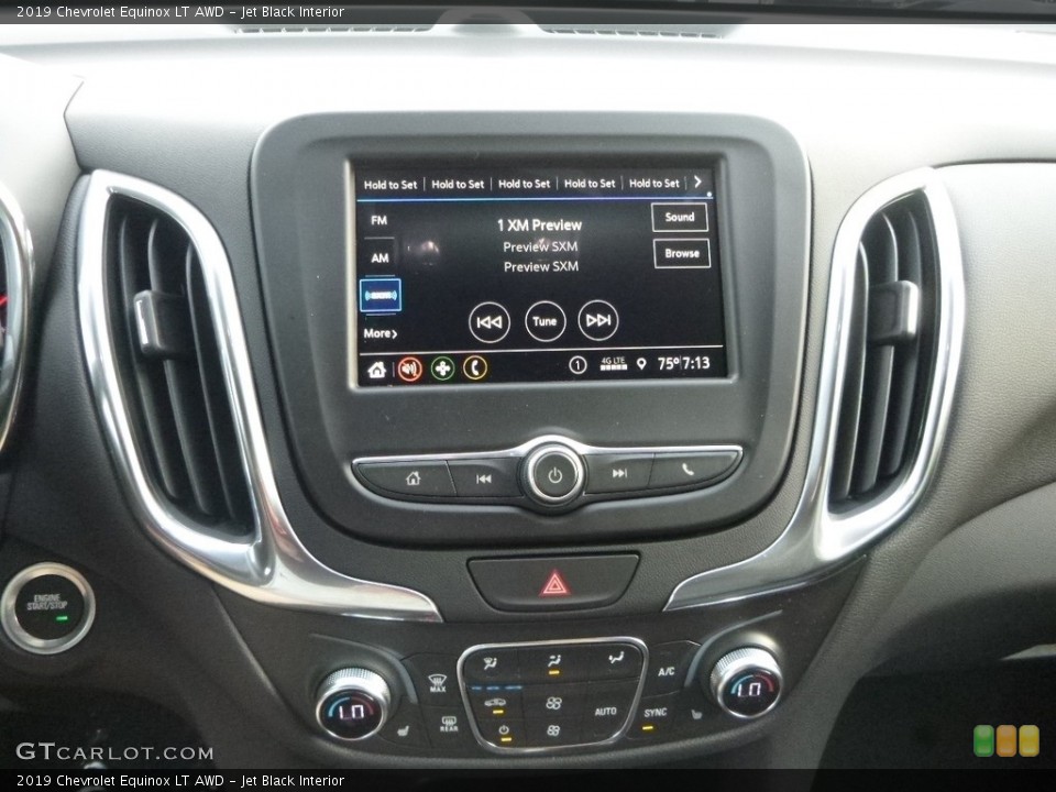 Jet Black Interior Controls for the 2019 Chevrolet Equinox LT AWD #128882911