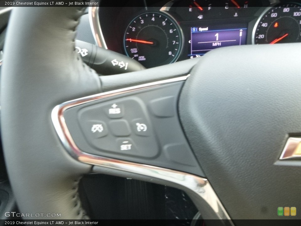 Jet Black Interior Steering Wheel for the 2019 Chevrolet Equinox LT AWD #128882992
