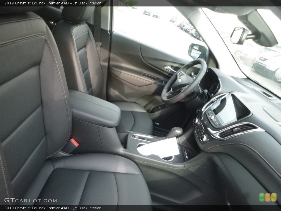 Jet Black Interior Front Seat for the 2019 Chevrolet Equinox Premier AWD #128883289