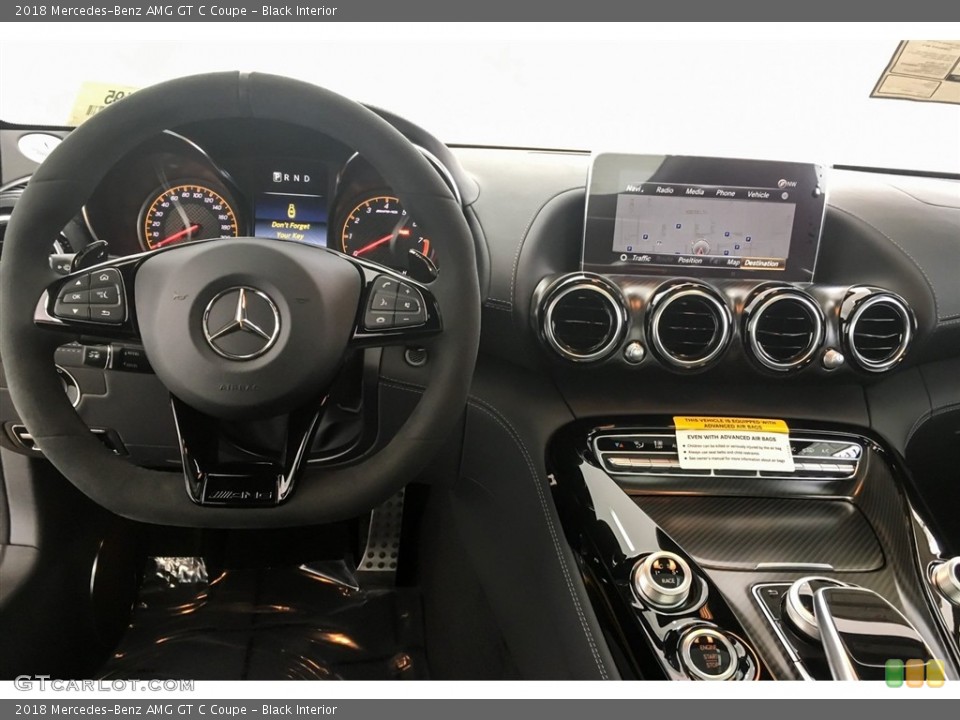 Black Interior Dashboard for the 2018 Mercedes-Benz AMG GT C Coupe #128889004