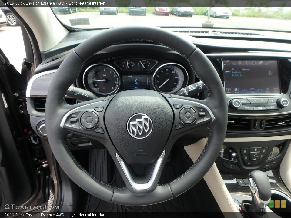 Light Neutral Interior Steering Wheel for the 2019 Buick Envision Essence AWD #128894206