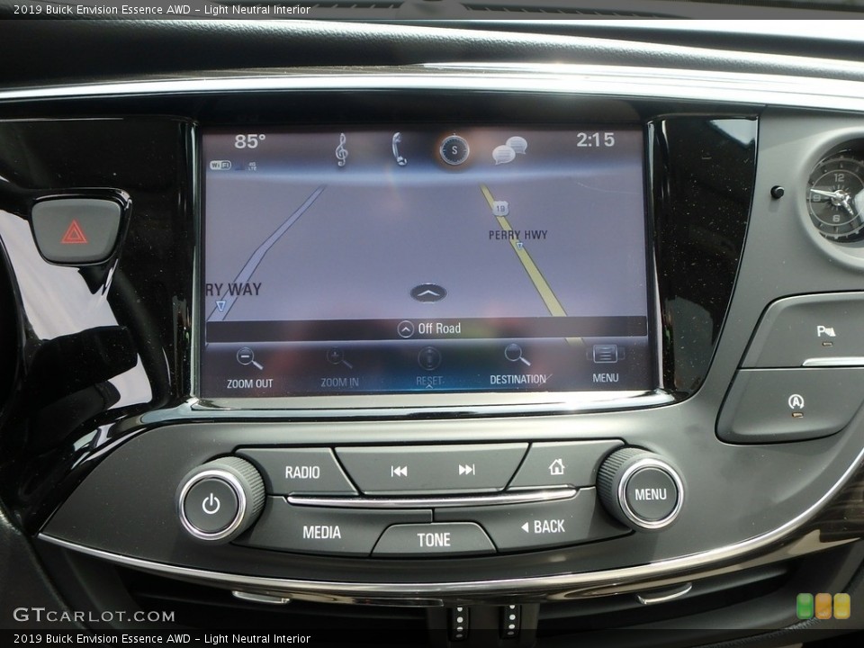 Light Neutral Interior Controls for the 2019 Buick Envision Essence AWD #128894230