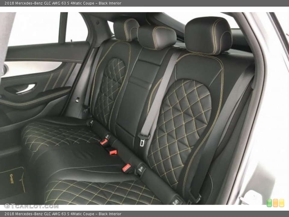 Black Interior Rear Seat for the 2018 Mercedes-Benz GLC AMG 63 S 4Matic Coupe #128894266