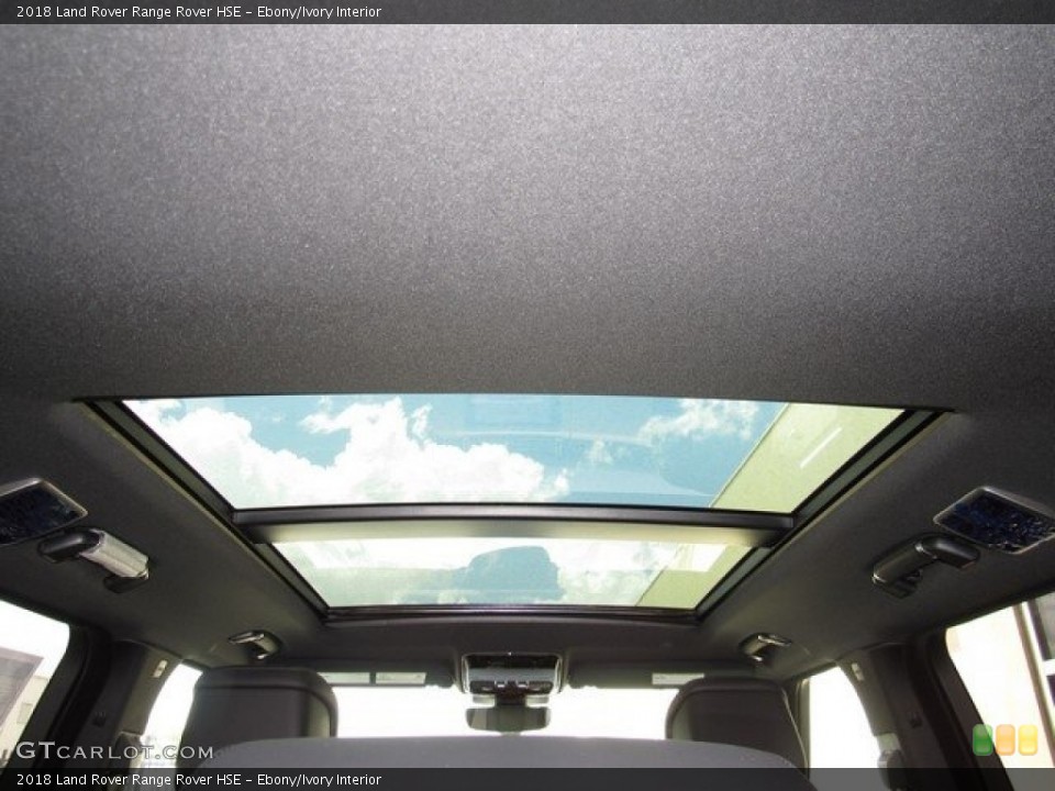 Ebony/Ivory Interior Sunroof for the 2018 Land Rover Range Rover HSE #128896512