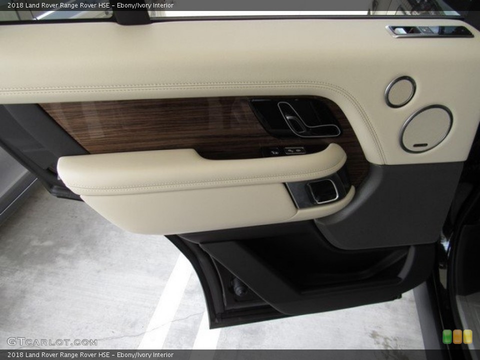 Ebony/Ivory Interior Door Panel for the 2018 Land Rover Range Rover HSE #128896666