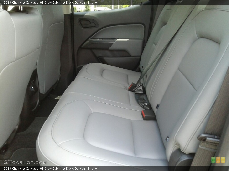 Jet Black/Dark Ash Interior Rear Seat for the 2019 Chevrolet Colorado WT Crew Cab #128897320