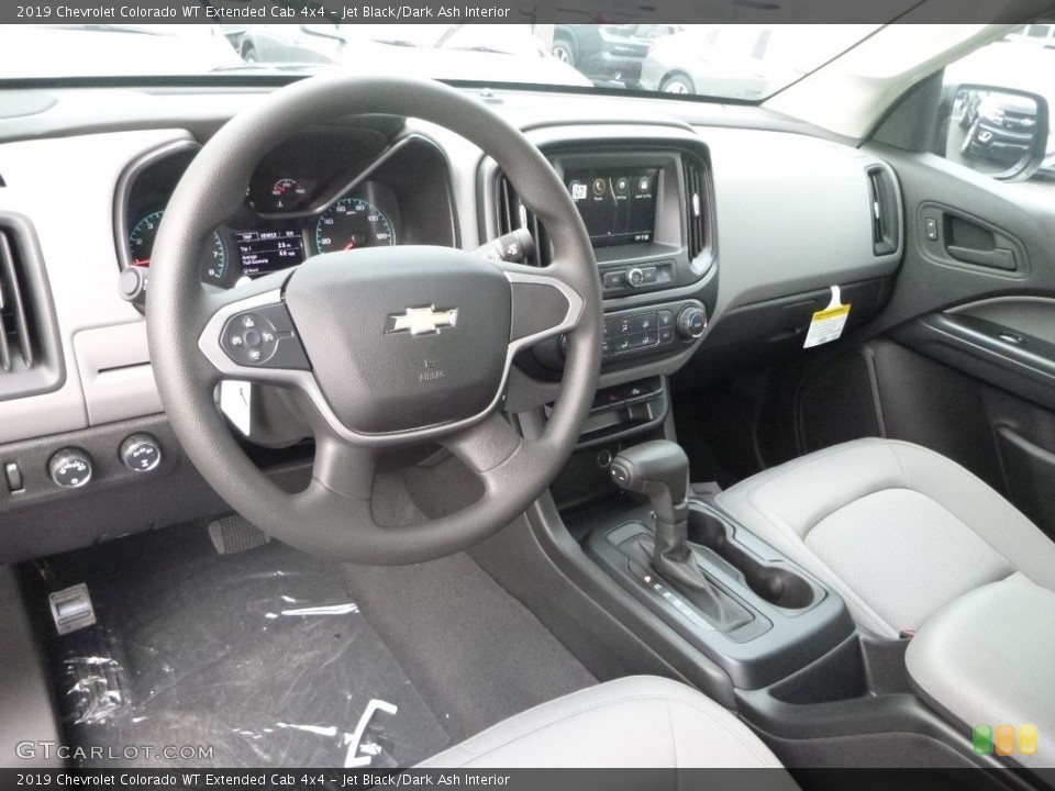 Jet Black/Dark Ash Interior Front Seat for the 2019 Chevrolet Colorado WT Extended Cab 4x4 #128897428