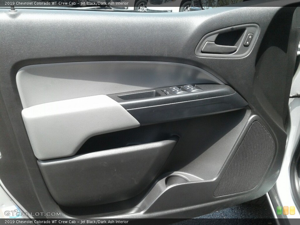 Jet Black/Dark Ash Interior Door Panel for the 2019 Chevrolet Colorado WT Crew Cab #128897518