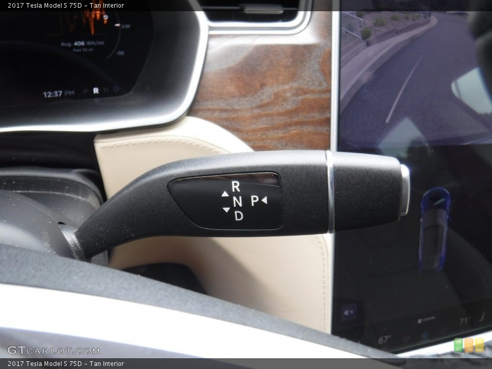Tan Interior Transmission for the 2017 Tesla Model S 75D #128900293