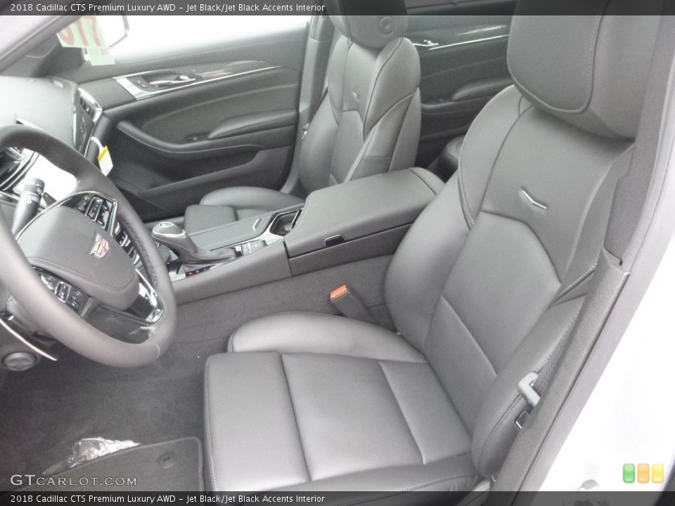 Jet Black/Jet Black Accents Interior Photo for the 2018 Cadillac CTS Premium Luxury AWD #128902789