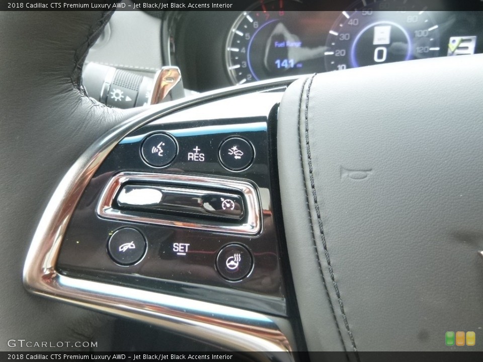 Jet Black/Jet Black Accents Interior Steering Wheel for the 2018 Cadillac CTS Premium Luxury AWD #128902969