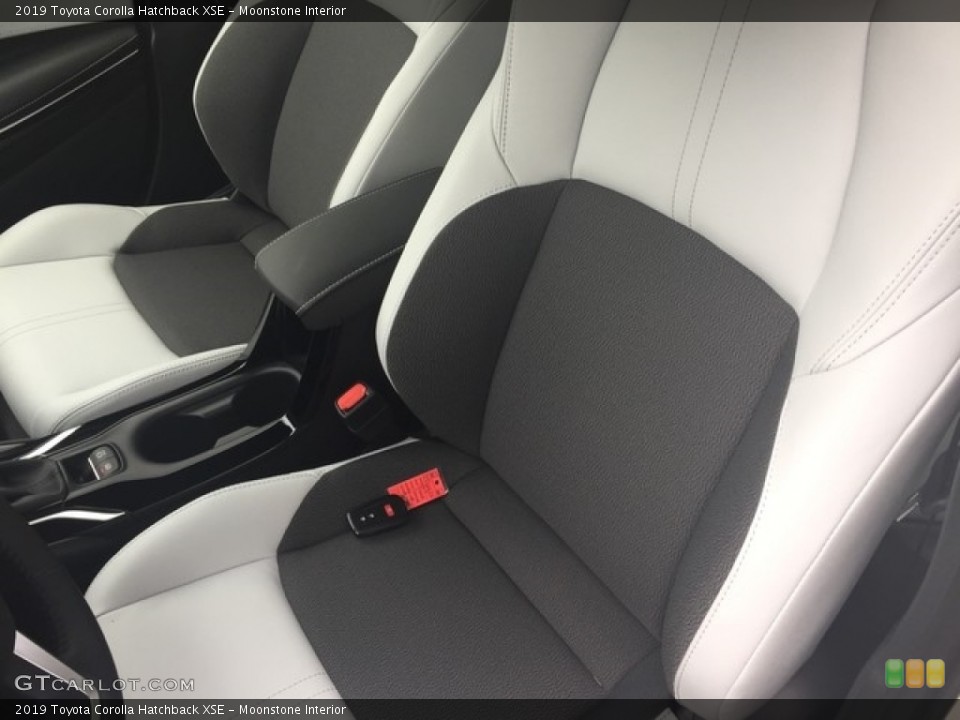 Moonstone Interior Front Seat for the 2019 Toyota Corolla Hatchback XSE #128905621