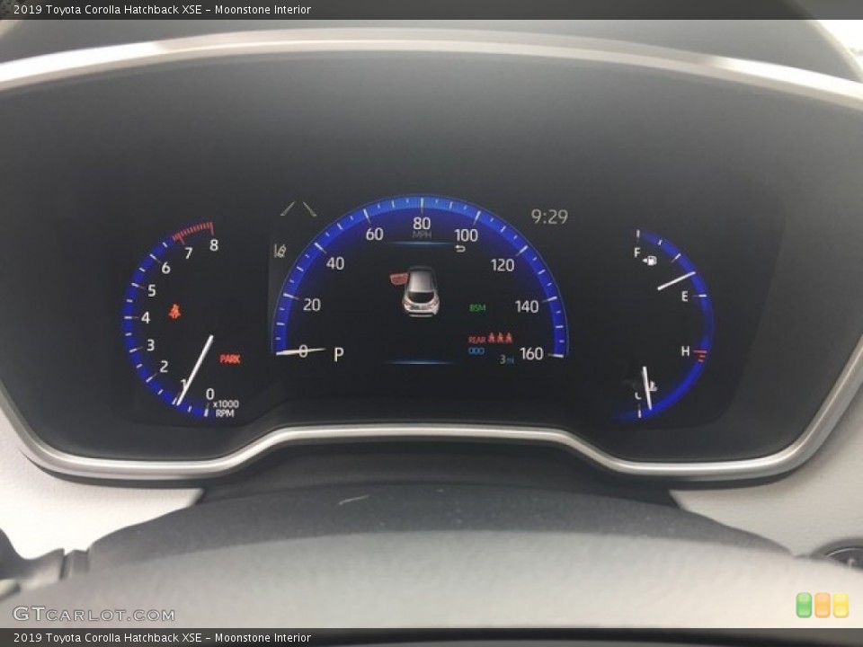 Moonstone Interior Gauges for the 2019 Toyota Corolla Hatchback XSE #128905684