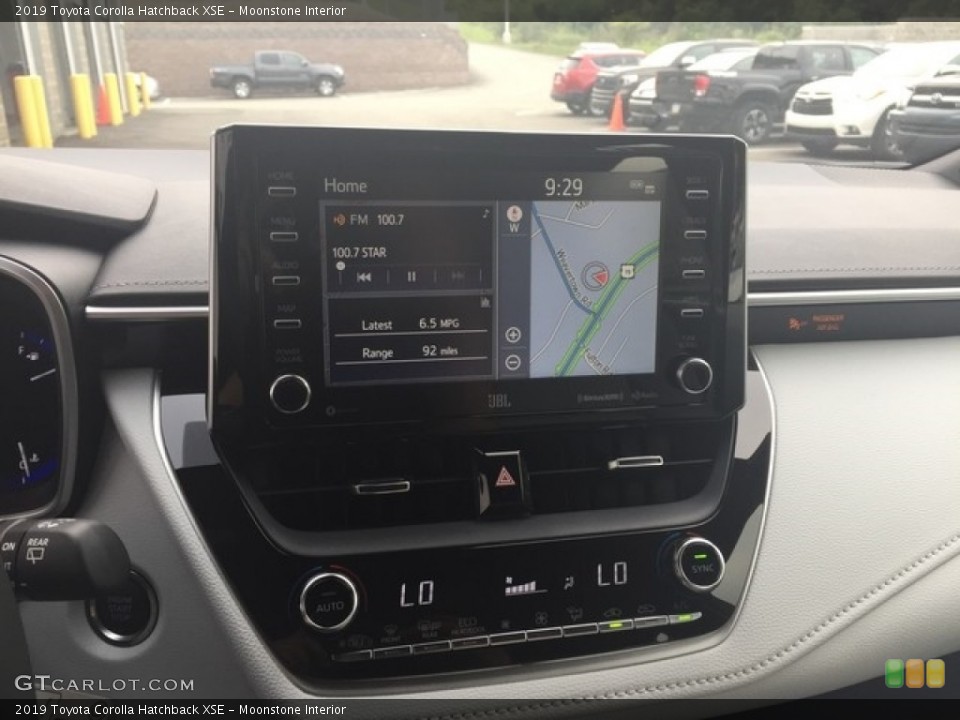 Moonstone Interior Navigation for the 2019 Toyota Corolla Hatchback XSE #128905699