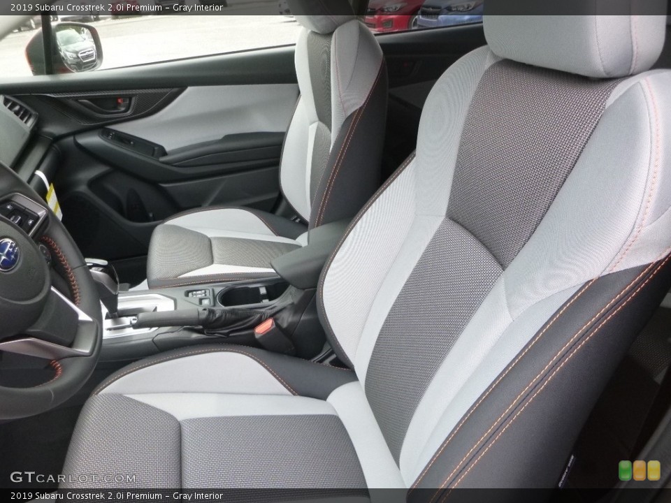 Gray Interior Front Seat for the 2019 Subaru Crosstrek 2.0i Premium #128907025