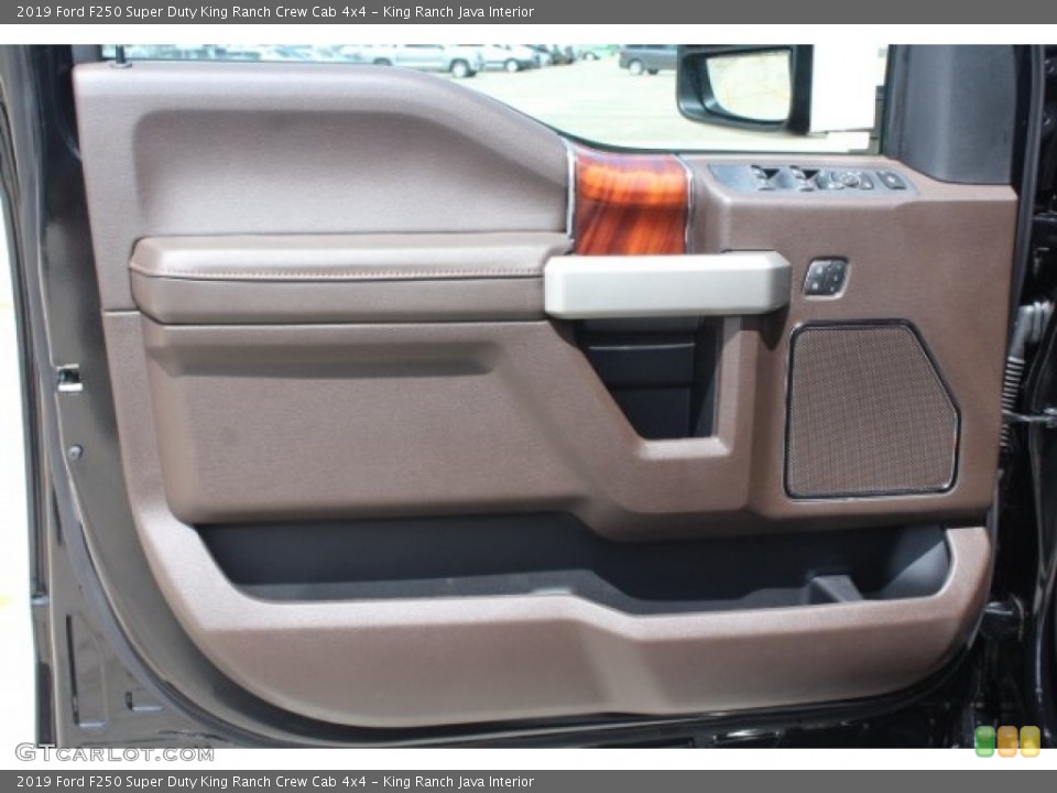 King Ranch Java Interior Door Panel for the 2019 Ford F250 Super Duty King Ranch Crew Cab 4x4 #128908762