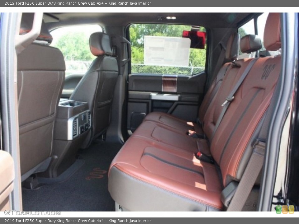 King Ranch Java Interior Rear Seat for the 2019 Ford F250 Super Duty King Ranch Crew Cab 4x4 #128908981
