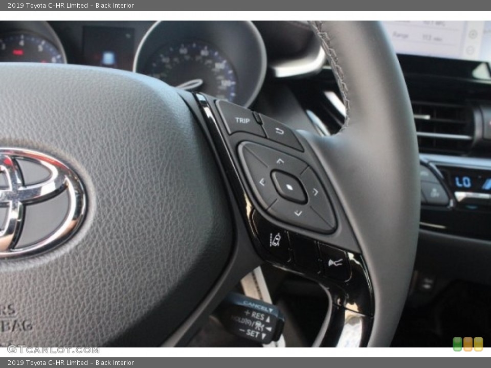 Black Interior Steering Wheel for the 2019 Toyota C-HR Limited #128909509