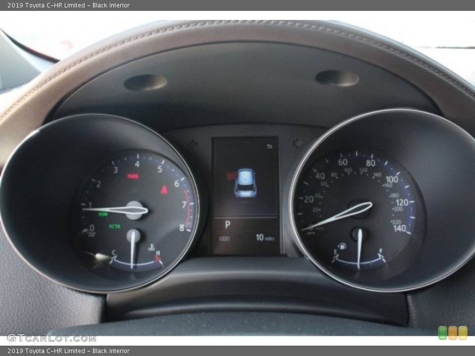 Black Interior Gauges for the 2019 Toyota C-HR Limited #128909521