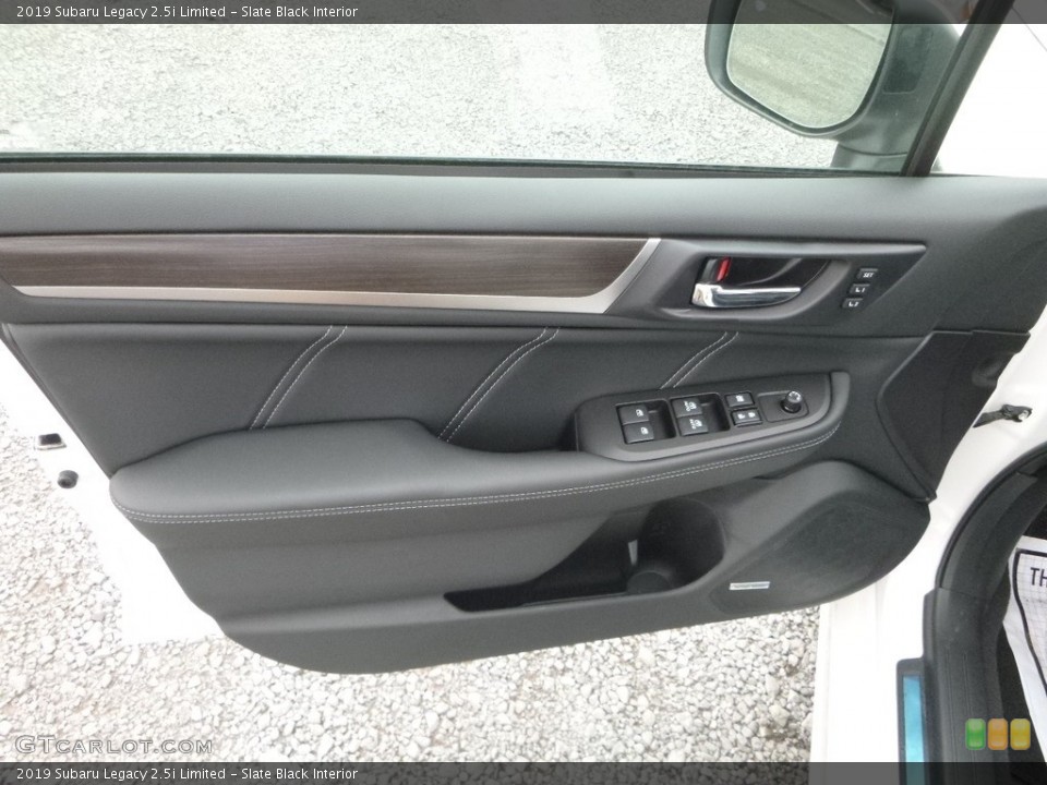 Slate Black Interior Door Panel for the 2019 Subaru Legacy 2.5i Limited #128910157
