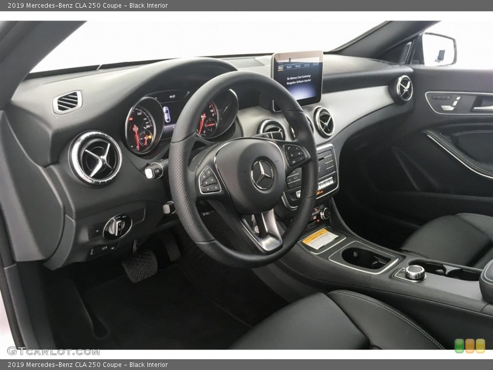 Black Interior Front Seat for the 2019 Mercedes-Benz CLA 250 Coupe #128910616