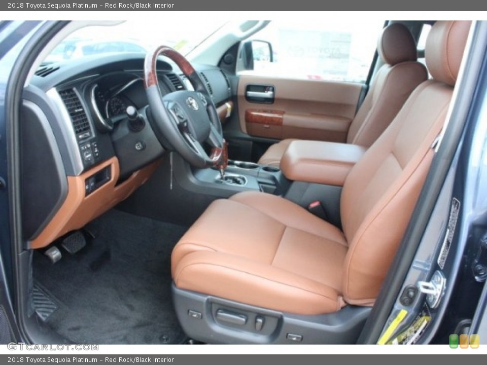 Red Rock/Black Interior Photo for the 2018 Toyota Sequoia Platinum #128915035