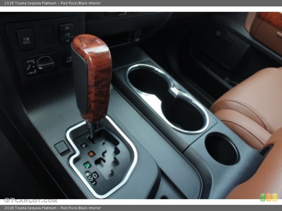 Red Rock/Black Interior Transmission for the 2018 Toyota Sequoia Platinum #128915047