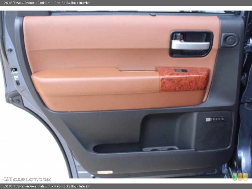 Red Rock/Black Interior Door Panel for the 2018 Toyota Sequoia Platinum #128915068