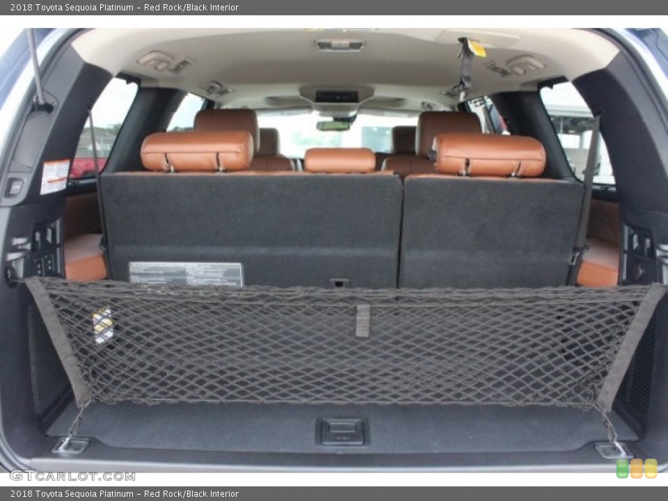 Red Rock/Black Interior Trunk for the 2018 Toyota Sequoia Platinum #128915089