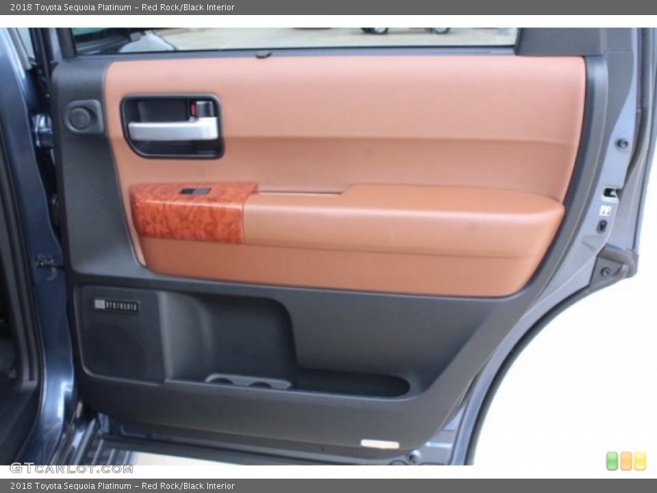 Red Rock/Black Interior Door Panel for the 2018 Toyota Sequoia Platinum #128915095