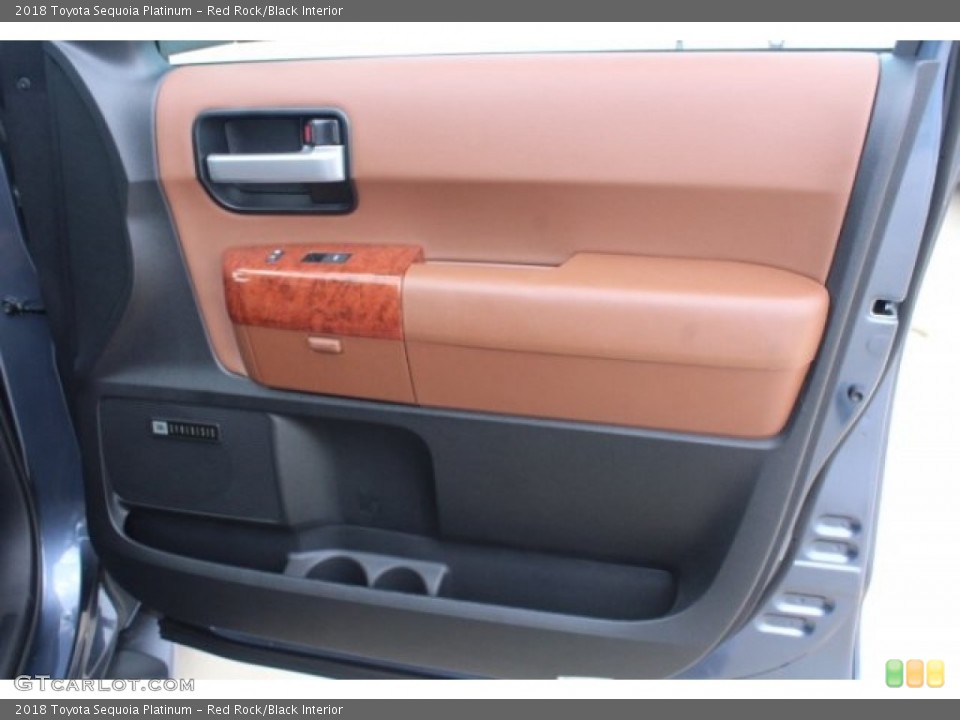 Red Rock/Black Interior Door Panel for the 2018 Toyota Sequoia Platinum #128915104