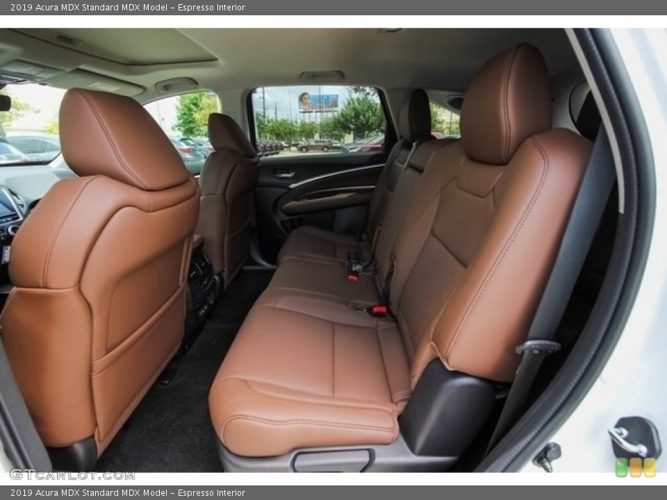 Espresso Interior Rear Seat for the 2019 Acura MDX  #128921188