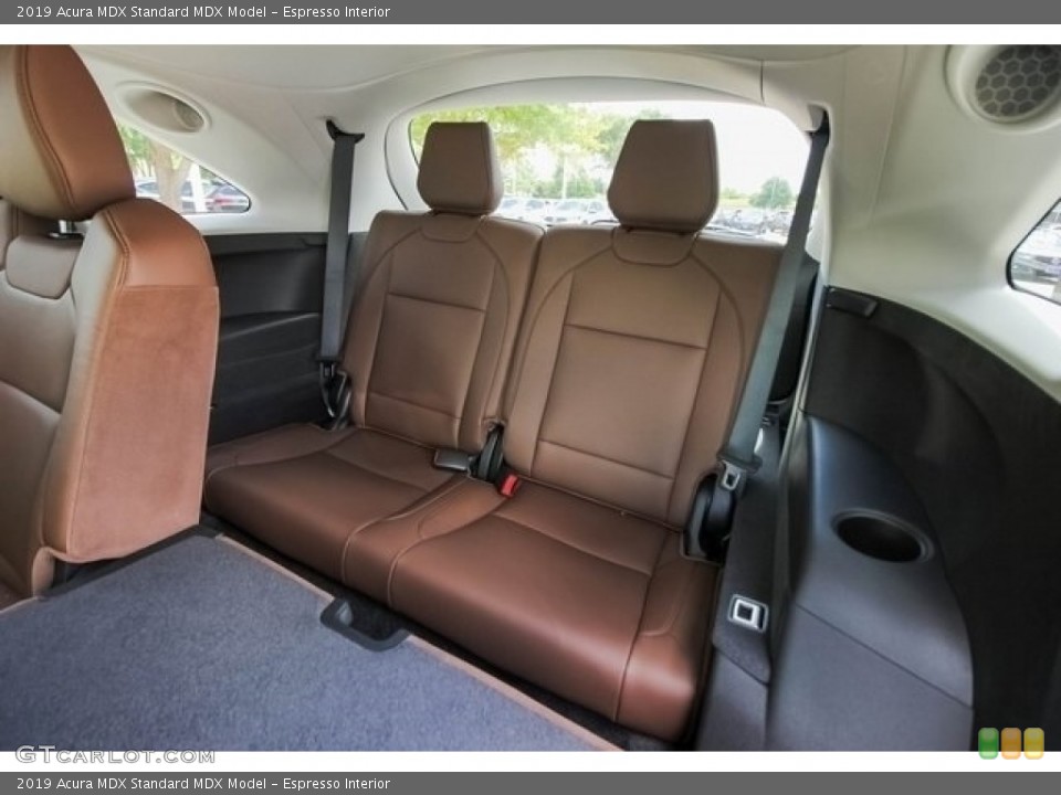 Espresso Interior Rear Seat for the 2019 Acura MDX  #128921194