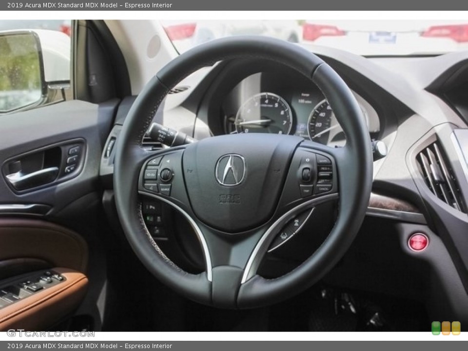 Espresso Interior Steering Wheel for the 2019 Acura MDX  #128921239
