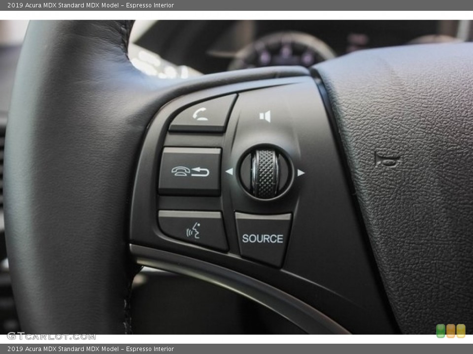 Espresso Interior Steering Wheel for the 2019 Acura MDX  #128921281