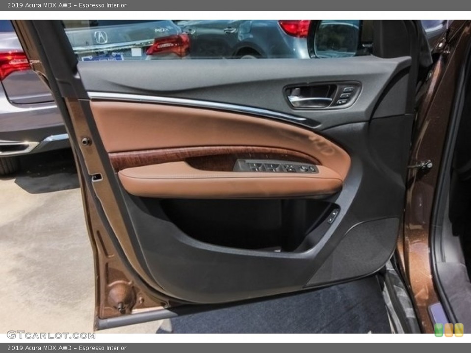 Espresso Interior Door Panel for the 2019 Acura MDX AWD #128921380