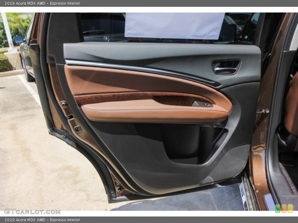 Espresso Interior Door Panel for the 2019 Acura MDX AWD #128921389