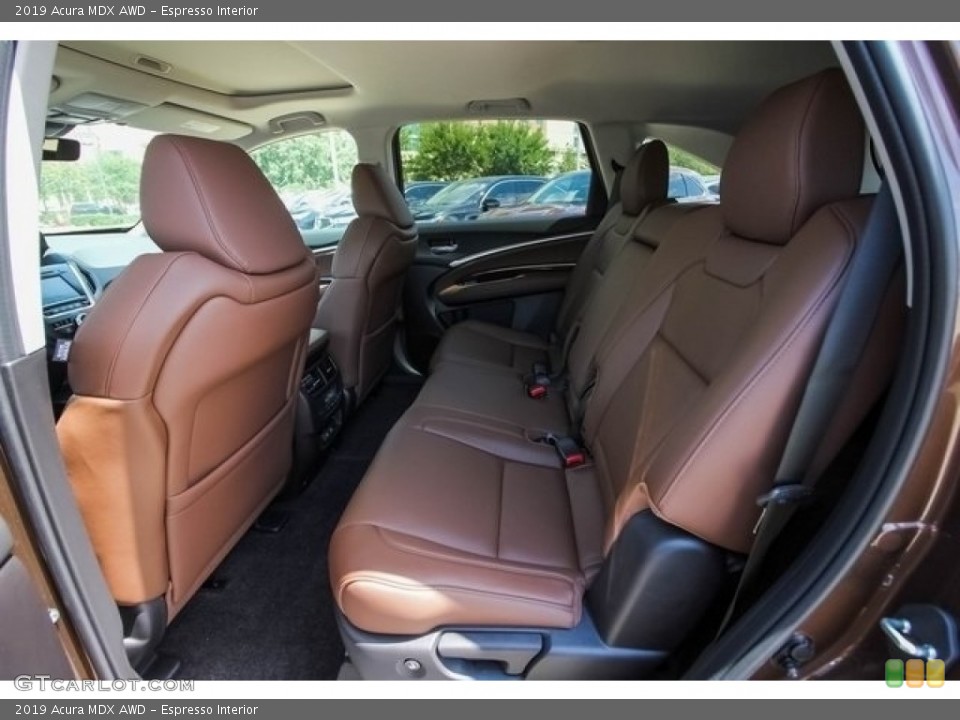 Espresso Interior Rear Seat for the 2019 Acura MDX AWD #128921395