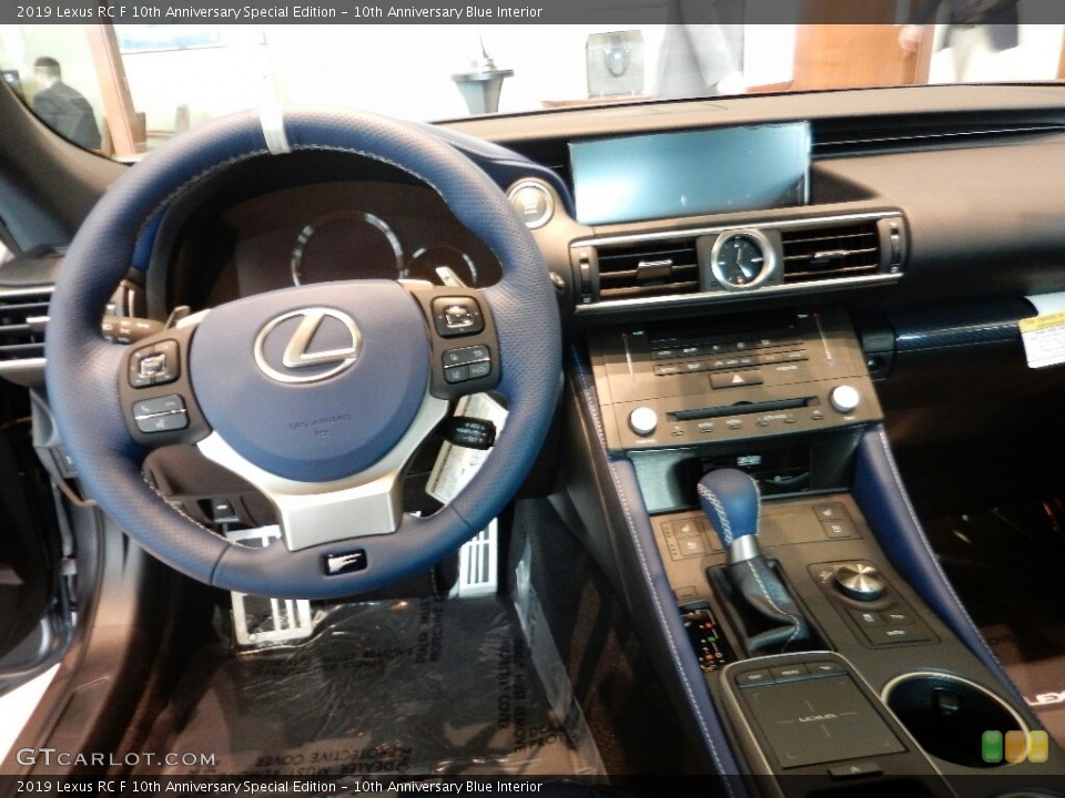 10th Anniversary Blue Interior Dashboard for the 2019 Lexus RC F 10th Anniversary Special Edition #128929956