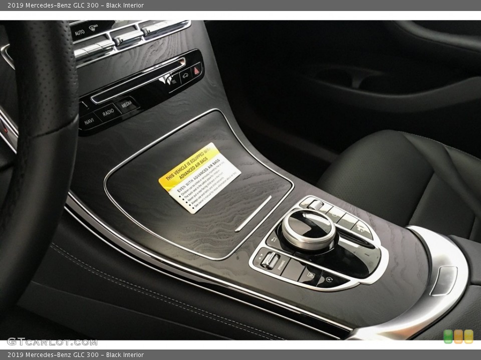 Black Interior Controls for the 2019 Mercedes-Benz GLC 300 #128943681