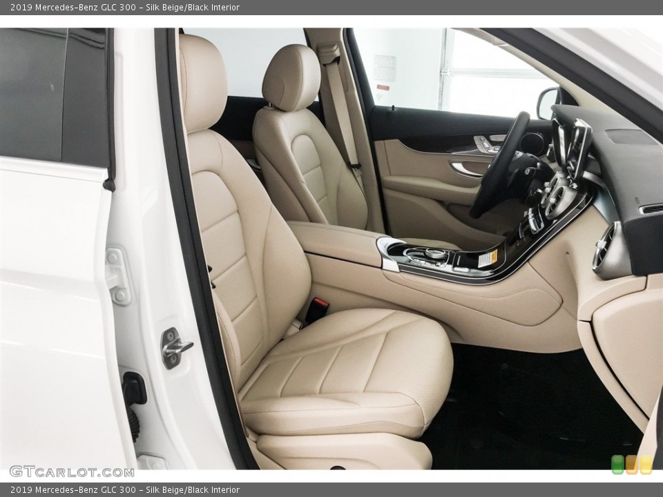 Silk Beige/Black Interior Front Seat for the 2019 Mercedes-Benz GLC 300 #128943819