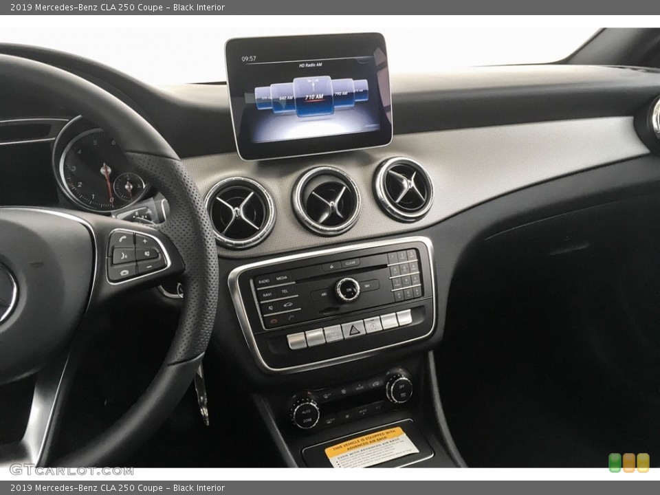 Black Interior Controls for the 2019 Mercedes-Benz CLA 250 Coupe #128944271