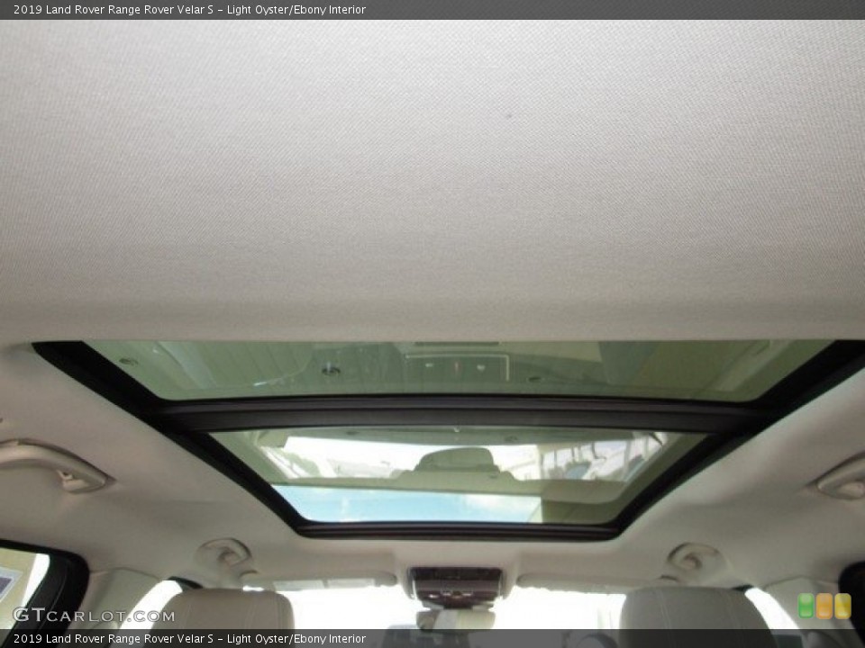 Light Oyster/Ebony Interior Sunroof for the 2019 Land Rover Range Rover Velar S #128953488