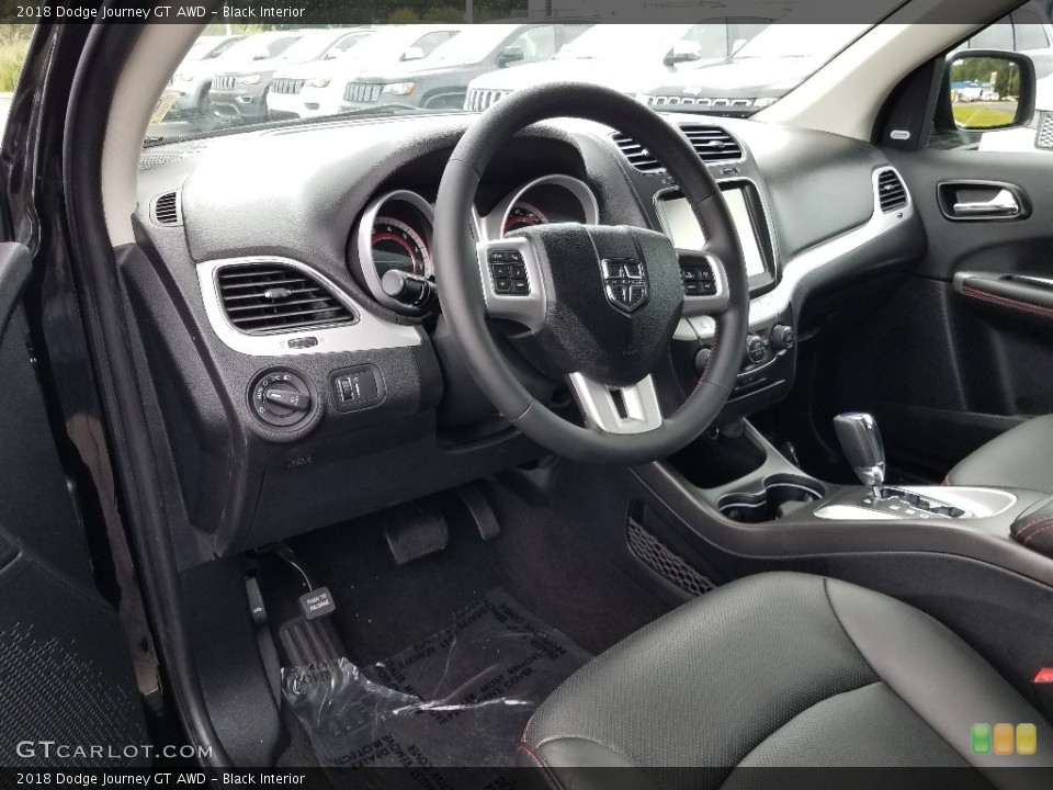 Black Interior Dashboard for the 2018 Dodge Journey GT AWD #128962020