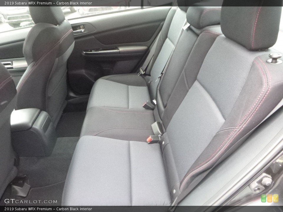 Carbon Black Interior Rear Seat for the 2019 Subaru WRX Premium #128963520
